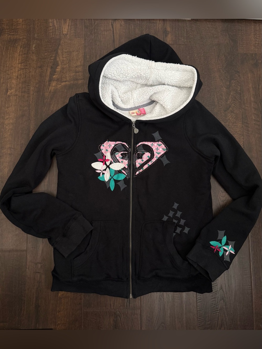 Vintage Roxy zip-up hoodie